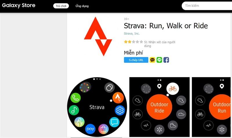 Chọn chế độ luyện tập trên Strava