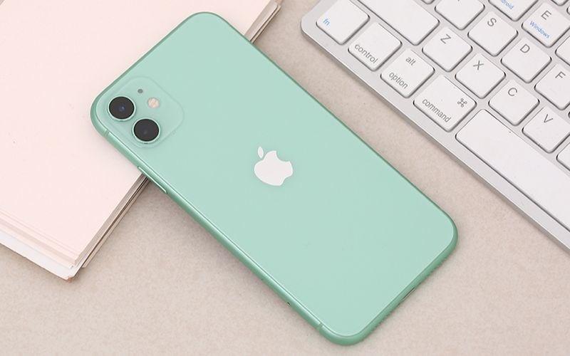 iPhone 11 m&agrave;u xanh mang lại cảm gi&aacute;c tươi m&aacute;t, mới lạ