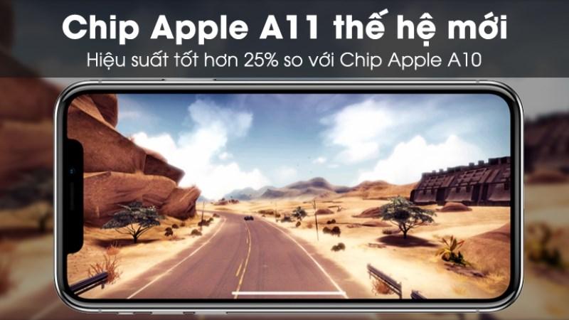 iPhone X sử dụng chip xử l&yacute; A11 Bionic mạnh mẽ