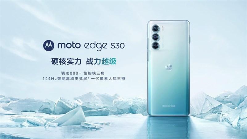 Moto Edge S30 5G cấu hình nổi bật với con chip Snapdragon 888+ cực kỳ mạnh mẽ. Nguồn: Motorola.