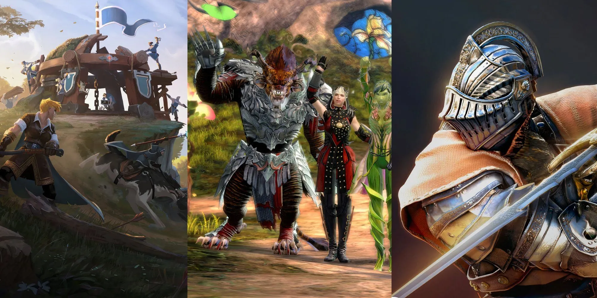 Albion Online, Guild Wars 2, Black Desert Online