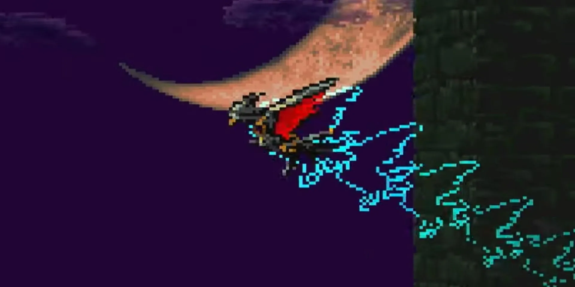 Alucard trong dạng Dơi trong Castlevania: Symphony of the Night