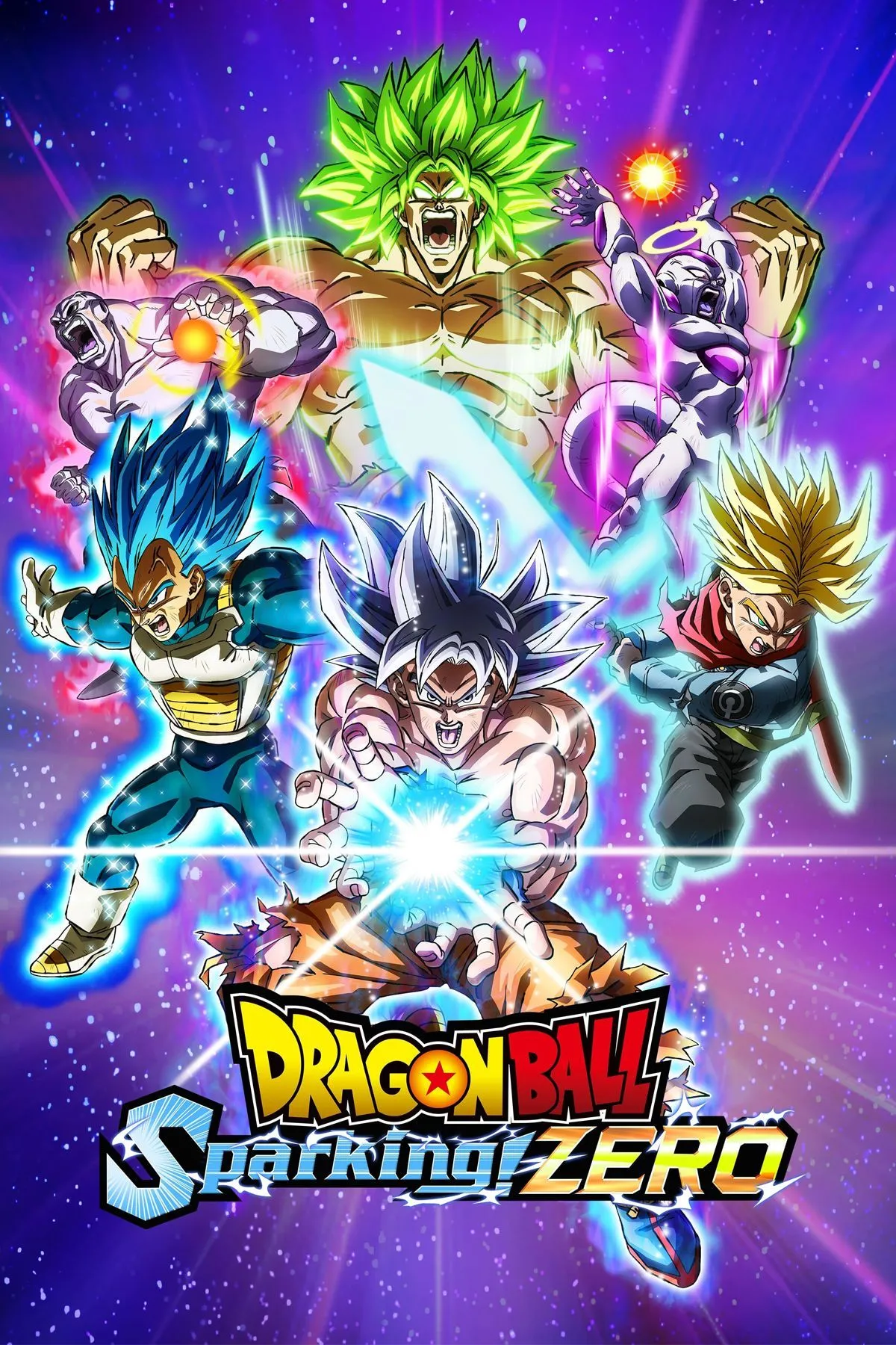 Ảnh bìa chính thức của game Dragon Ball Sparking Zero với sự góp mặt của các nhân vật chủ chốt trong thế giới Dragon Ball