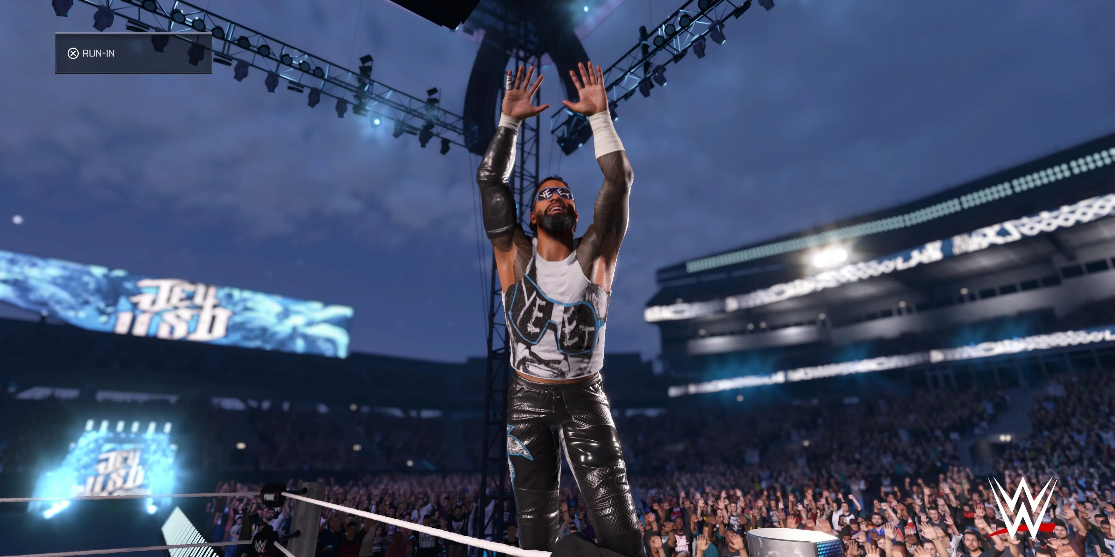 Ảnh chụp màn hình đô vật Jey Uso trong WWE 2K25