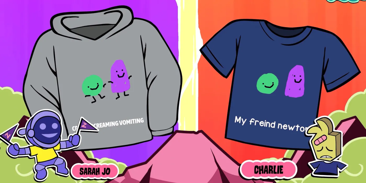 Ảnh chụp màn hình game Tee K.O. 2 từ Jackbox Party Pack