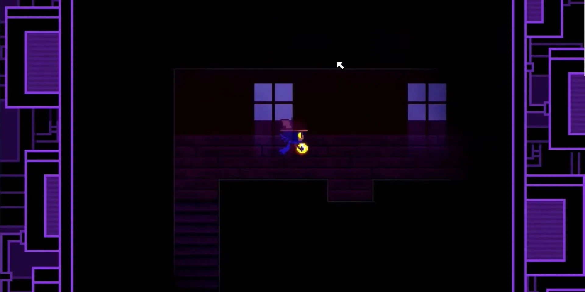 Ảnh chụp màn hình OneShot, ở phân đoạn Tòa Tháp gần cuối game