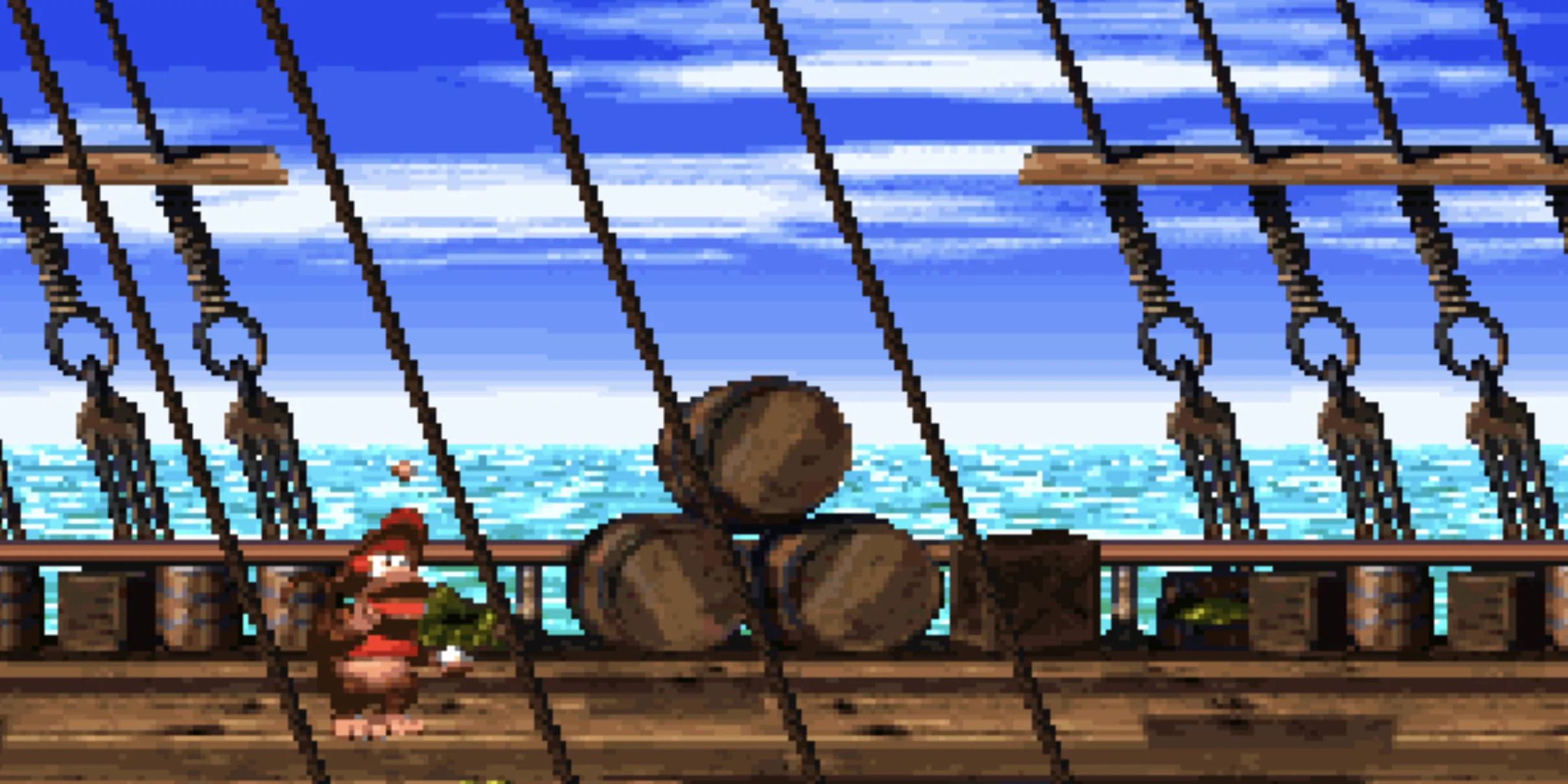 Ảnh chụp màn hình từ Donkey Kong Country 2: Diddy's Kong Quest