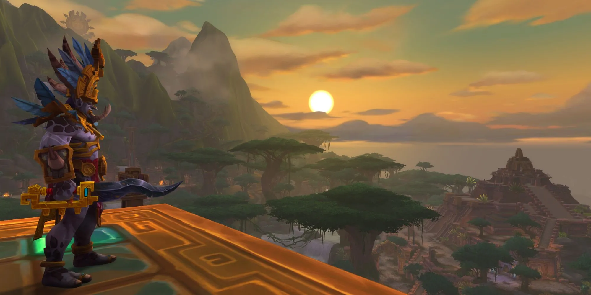 Ảnh chụp màn hình World Of Warcraft Battle For Azeroth cho thấy một nhóm nhân vật đang chiến đấu trong khu vực game