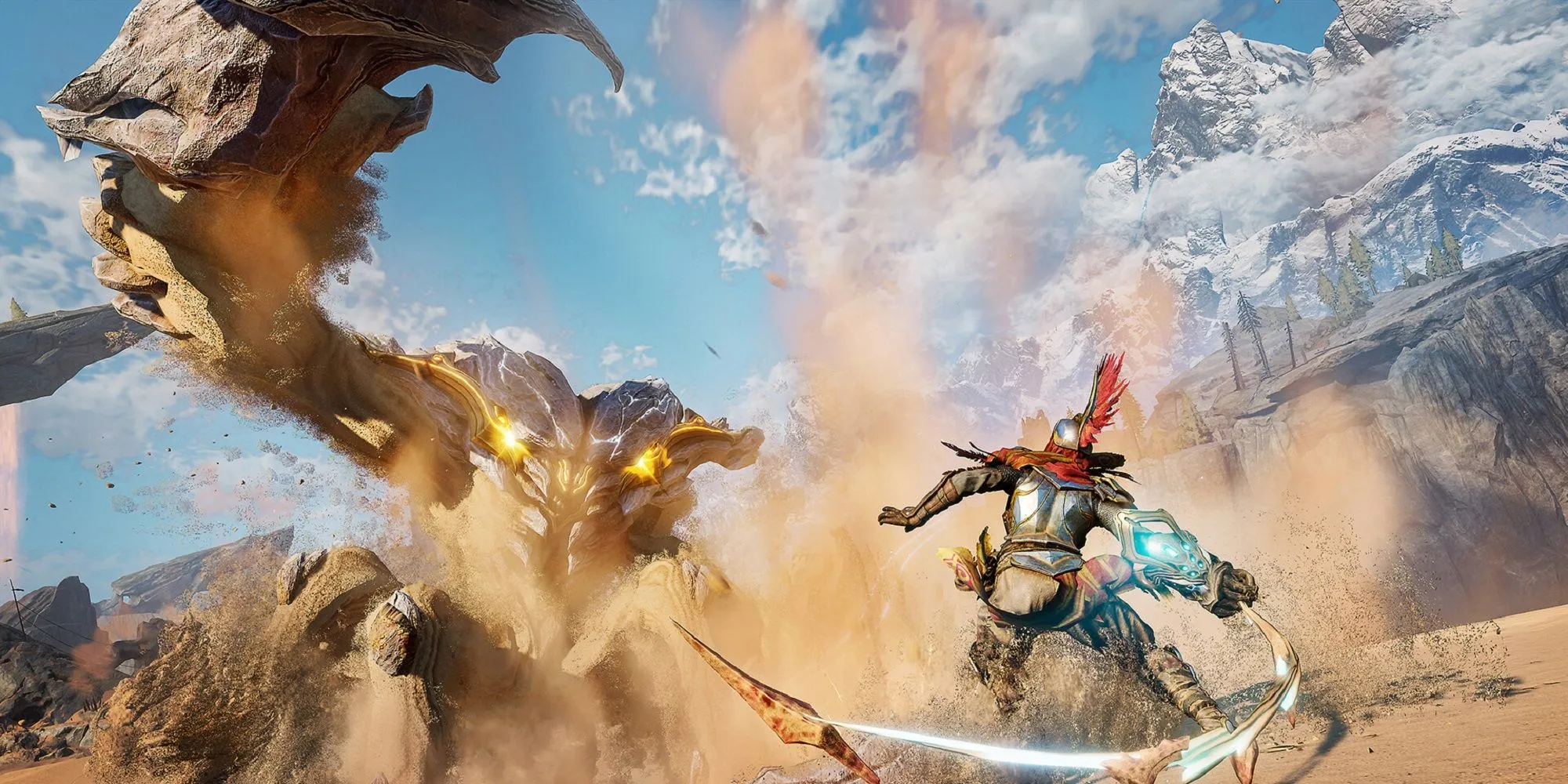 Ảnh key art Atlas Fallen - game hành động nhập vai sa mạc