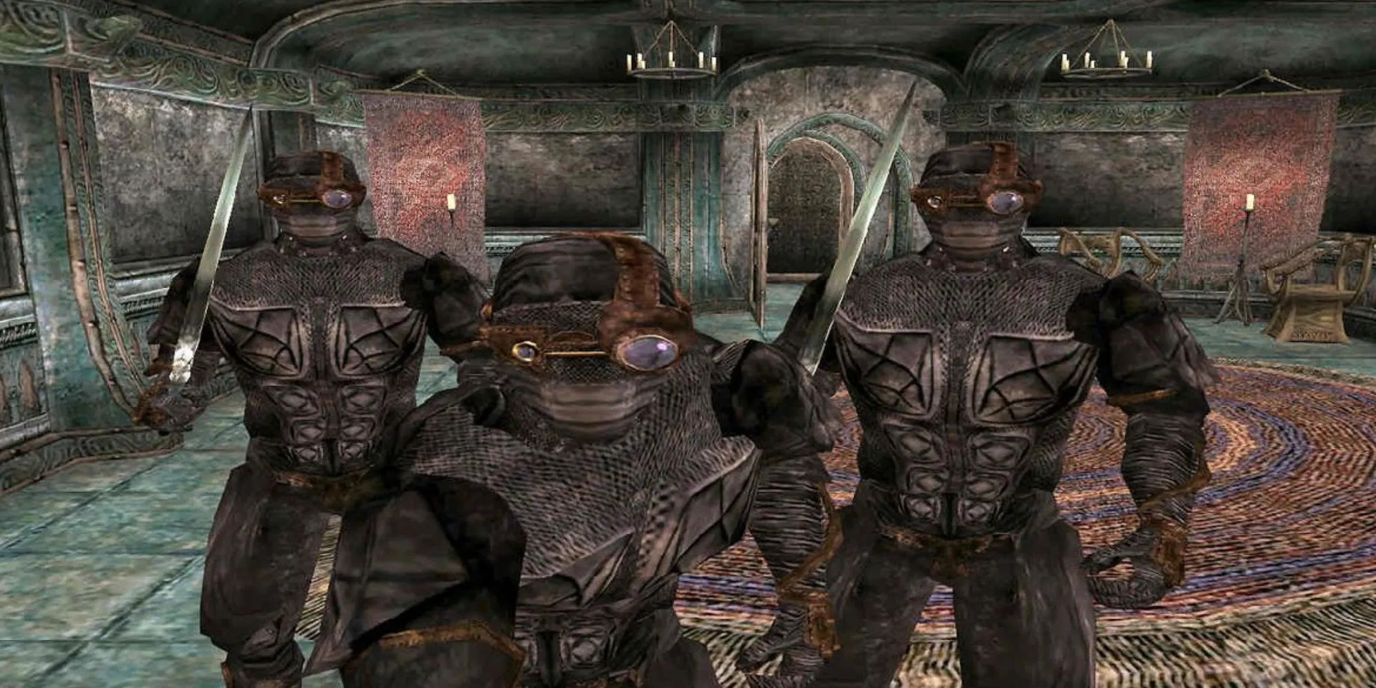 Assassins from the Dark Brotherhood in Morrowind.