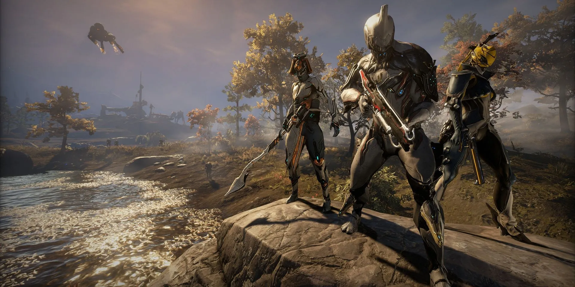 Ba người chơi Warframe