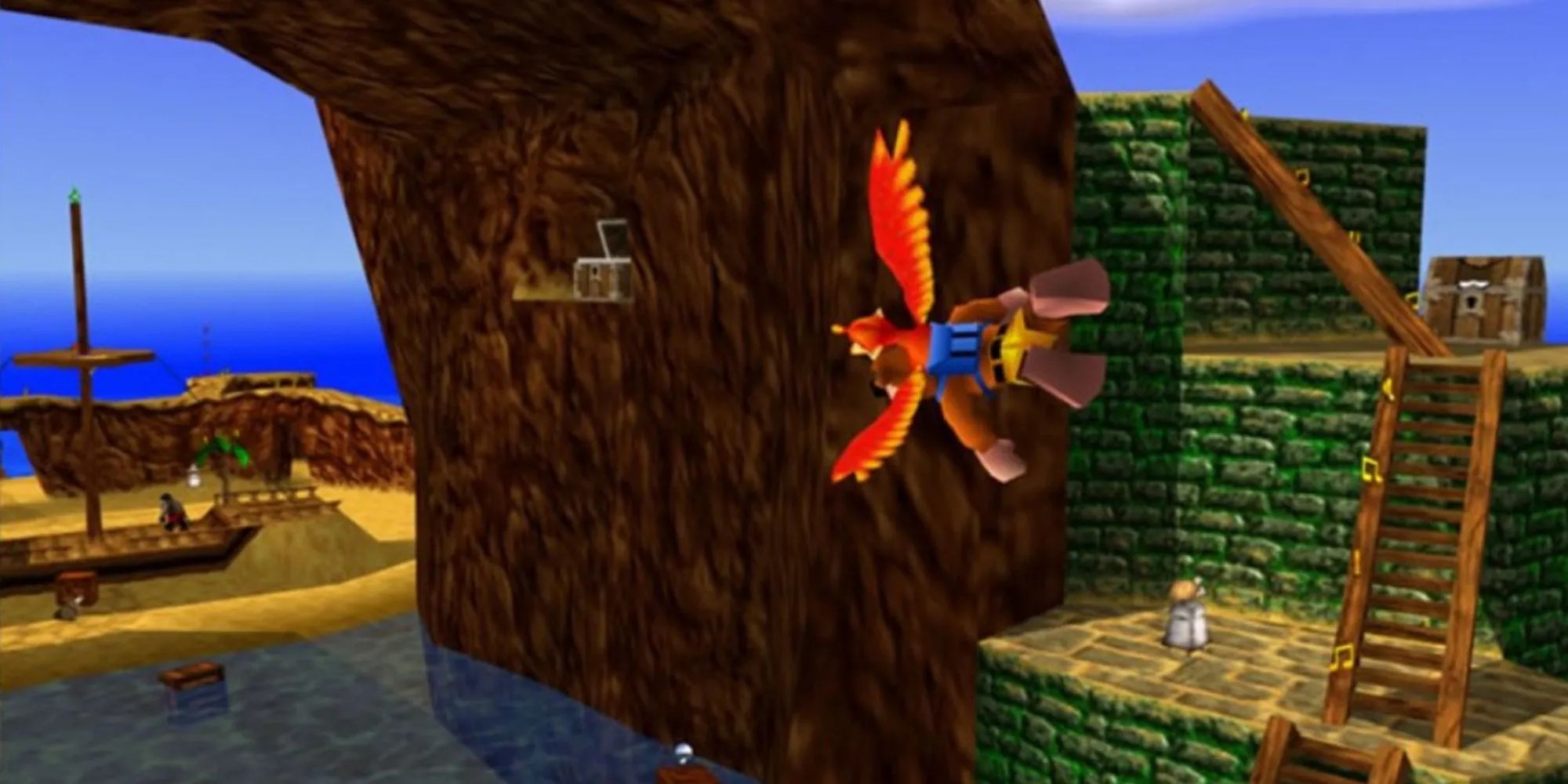 Banjo và Kazooie trong game đi cảnh 3D Banjo-Kazooie