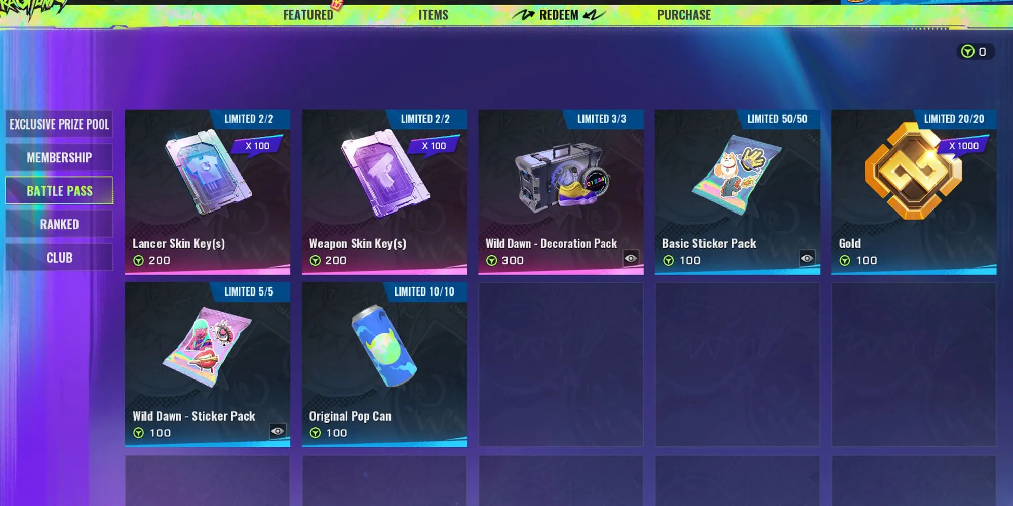 Battle Pass Tokens trong FragPunk