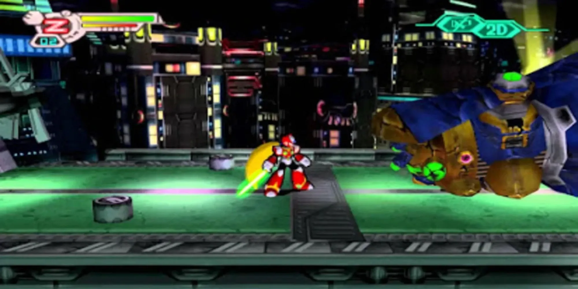 Bìa game Mega Man X7 cho PS2 giới thiệu nhân vật Axl