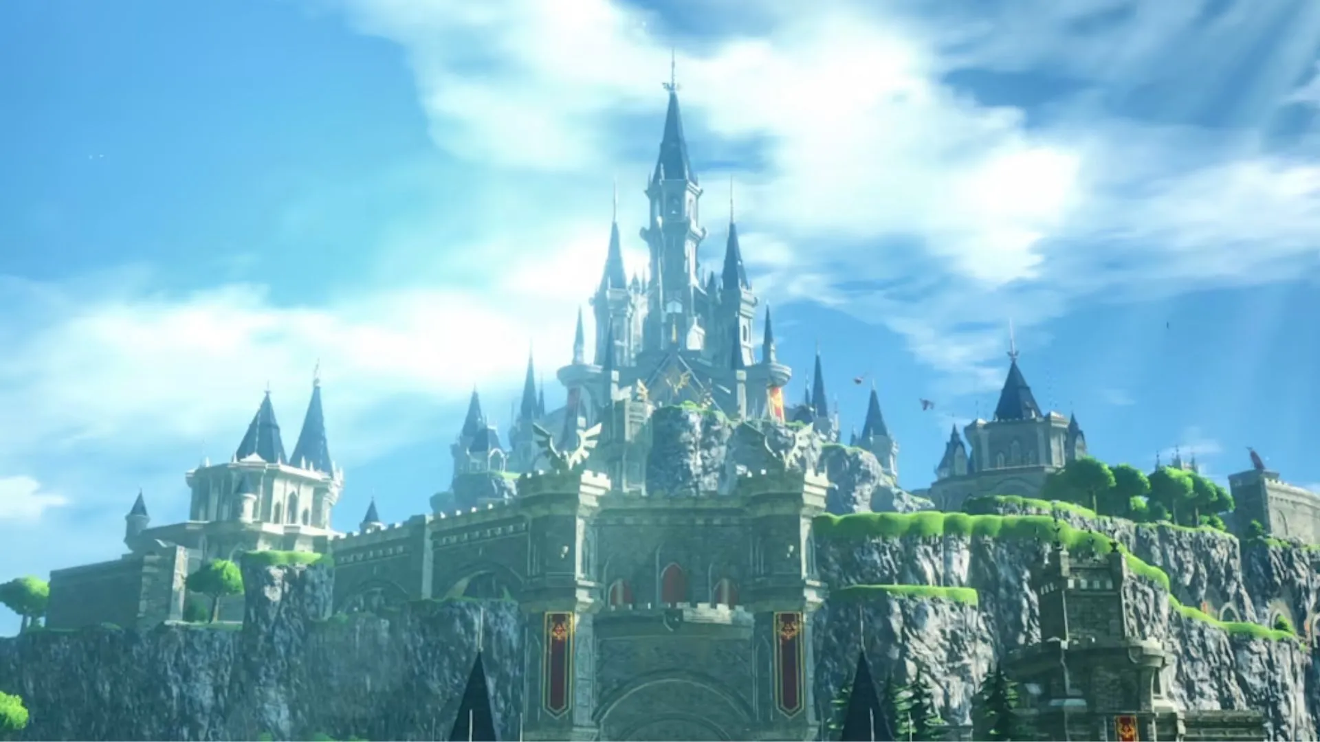 Cảnh chiến đấu đông đúc với nhiều kẻ địch trong Hyrule Warriors Age of Calamity, một game rất cần cải thiện tốc độ khung hình trên Switch 2