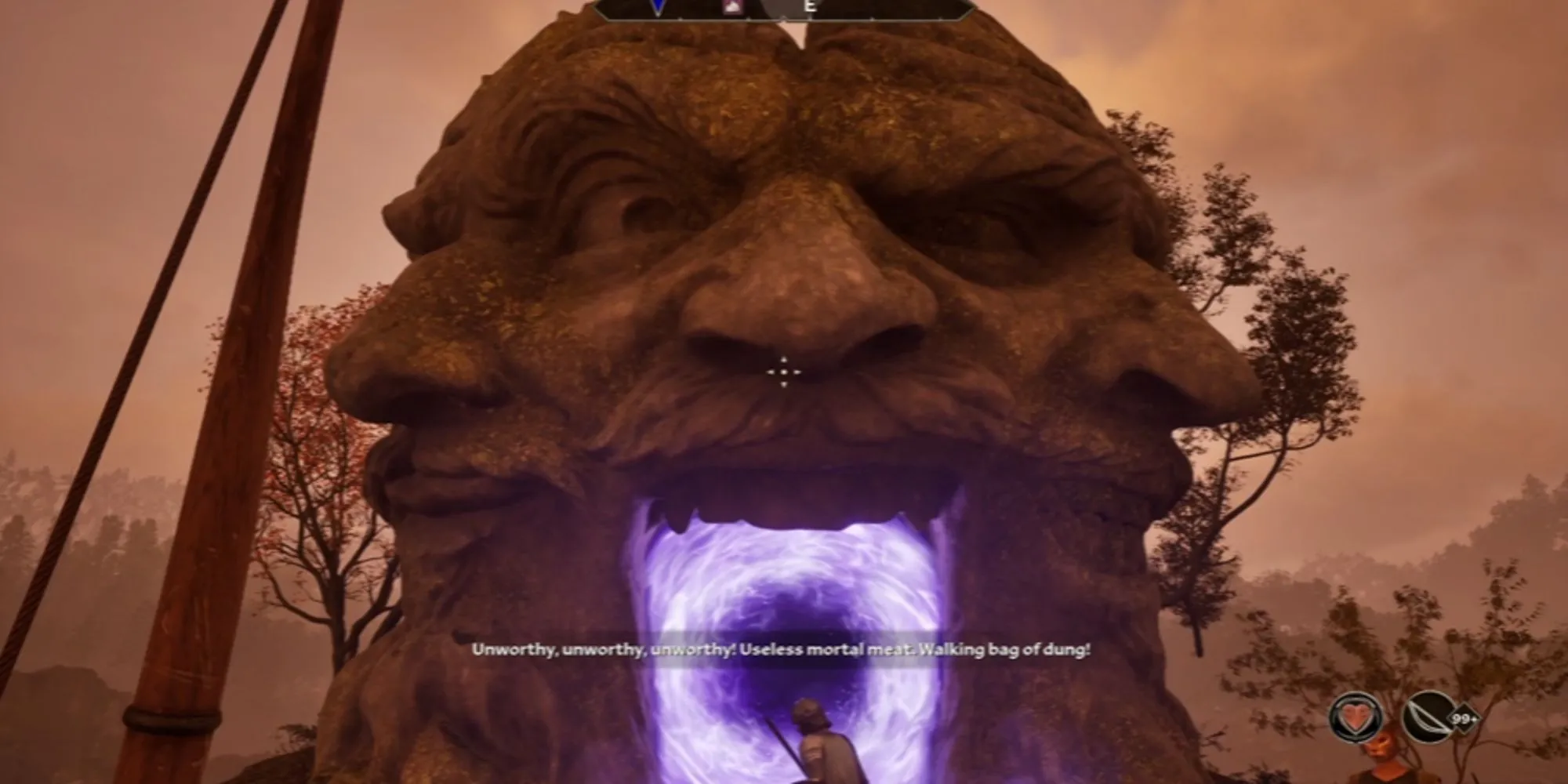 Cánh cổng đến Shivering Isles ở Bravil trong Oblivion Remastered