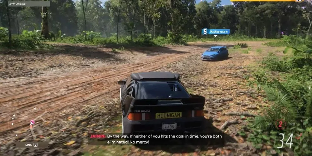 Cảnh đua xe trong Forza Horizon 5