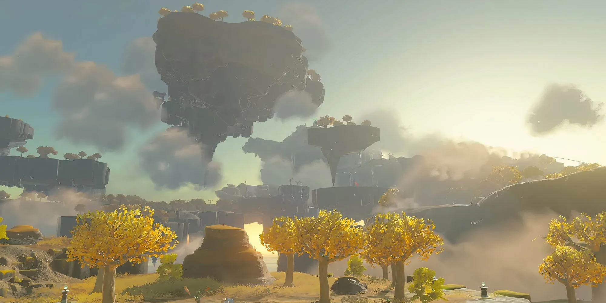 Cảnh thế giới mở trong The Legend of Zelda Tears of the Kingdom