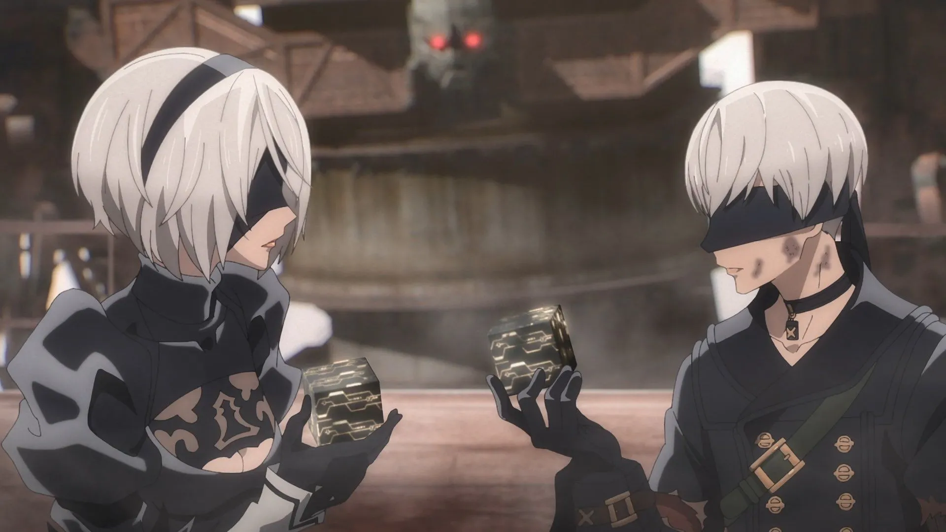 Cảnh trong game Nier Automata, một tựa game hành động nổi tiếng của PlatinumGames