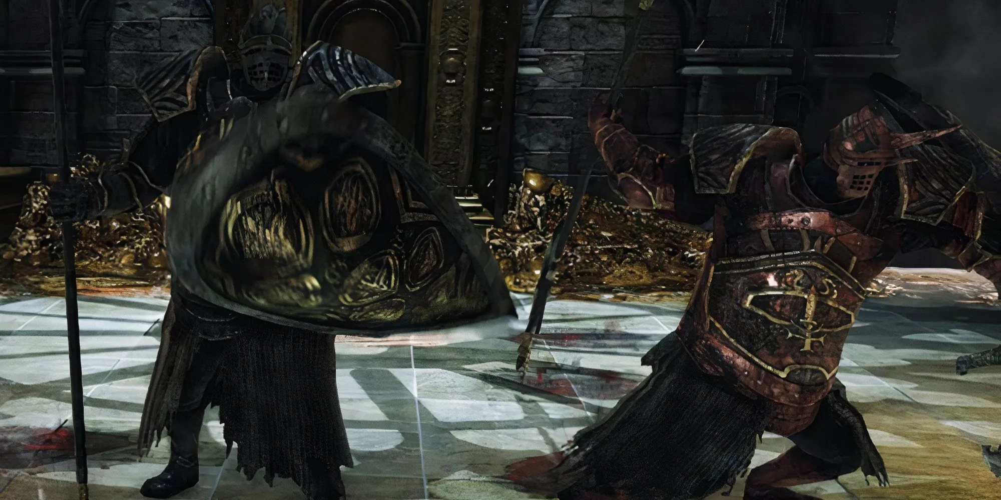 Cặp boss Twin Dragonriders nhiều phase trong Dark Souls 2