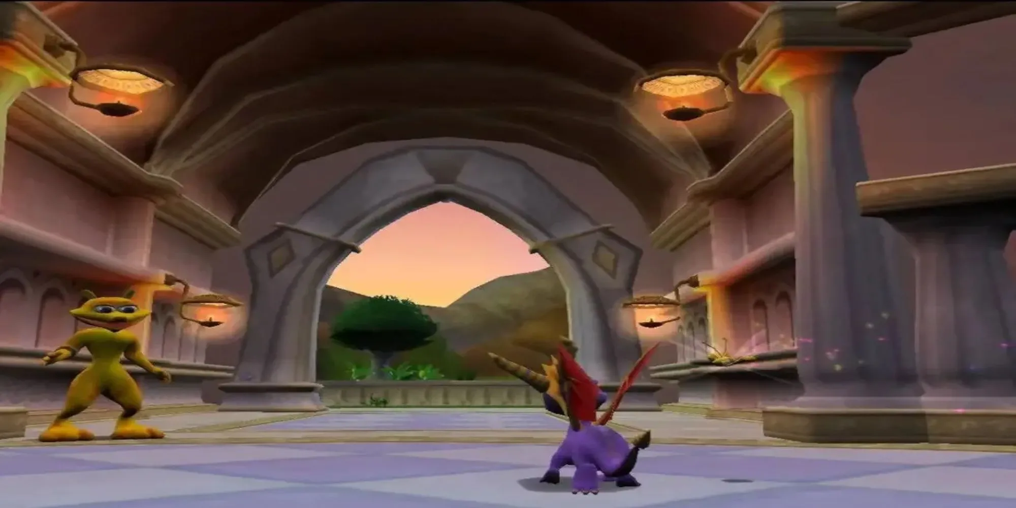 Chú rồng Spyro trên bìa game Enter the Dragonfly dành cho hệ máy PS2