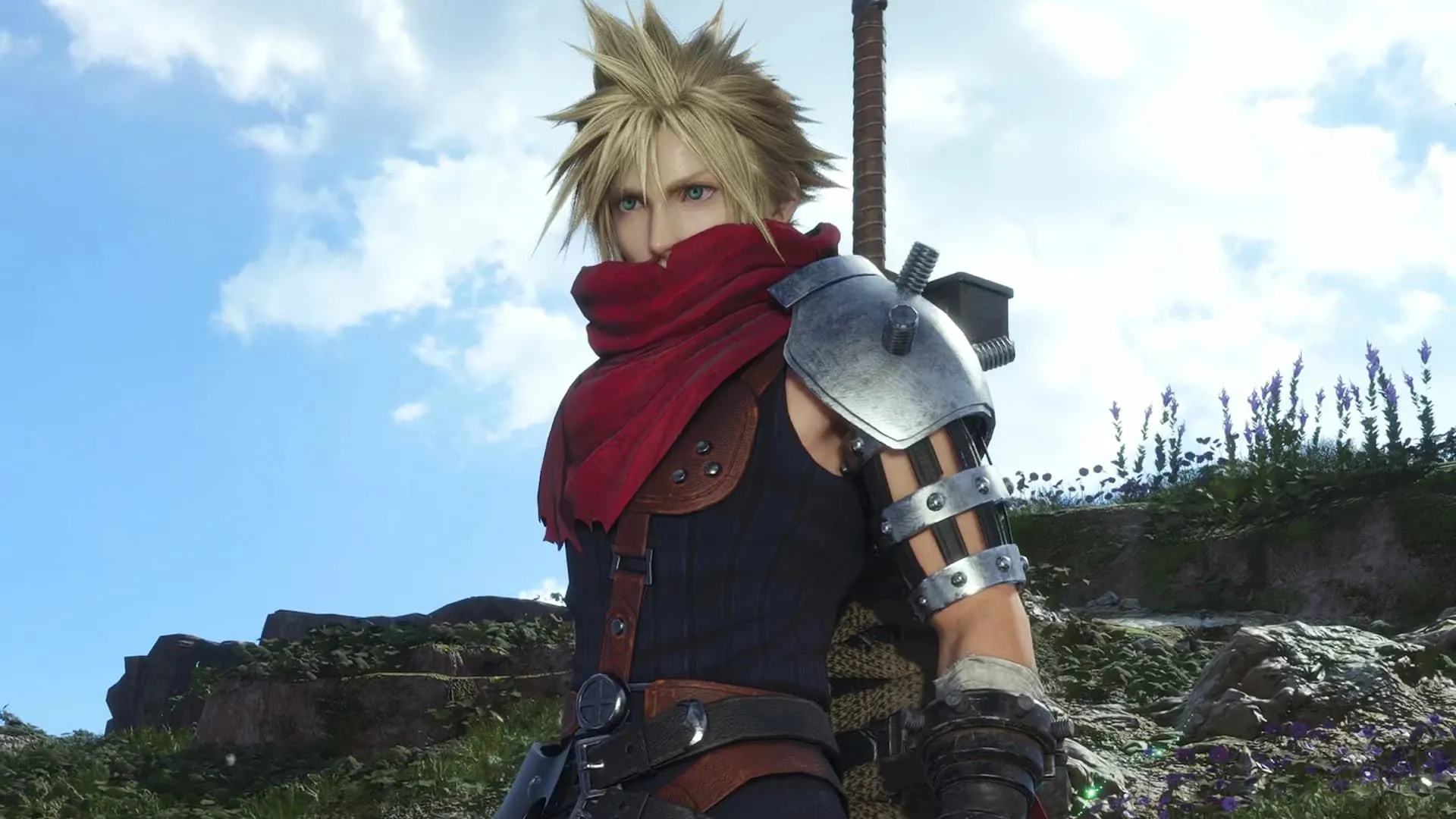 Cloud Final Fantasy 7 Rebirth mod trang phục Kingdom Hearts