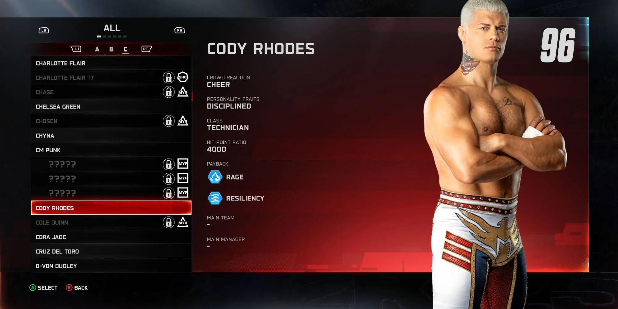Cody Rhodes thể hiện kỹ năng đỉnh cao với phong cách Technician trong game WWE 2K25