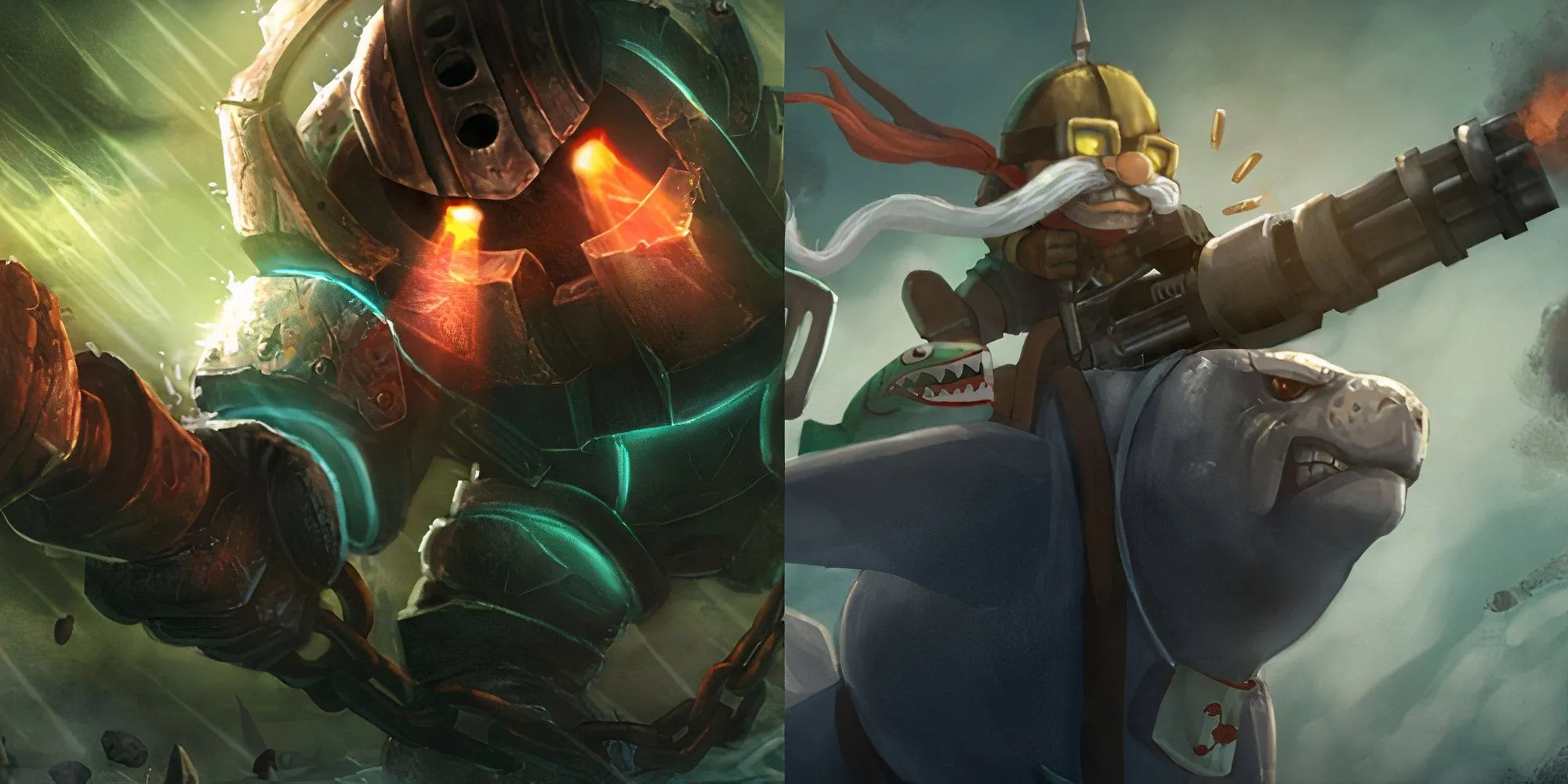Corki và Nautilus - sự kết hợp đè đường mạnh mẽ giai đoạn đầu trận LMHT