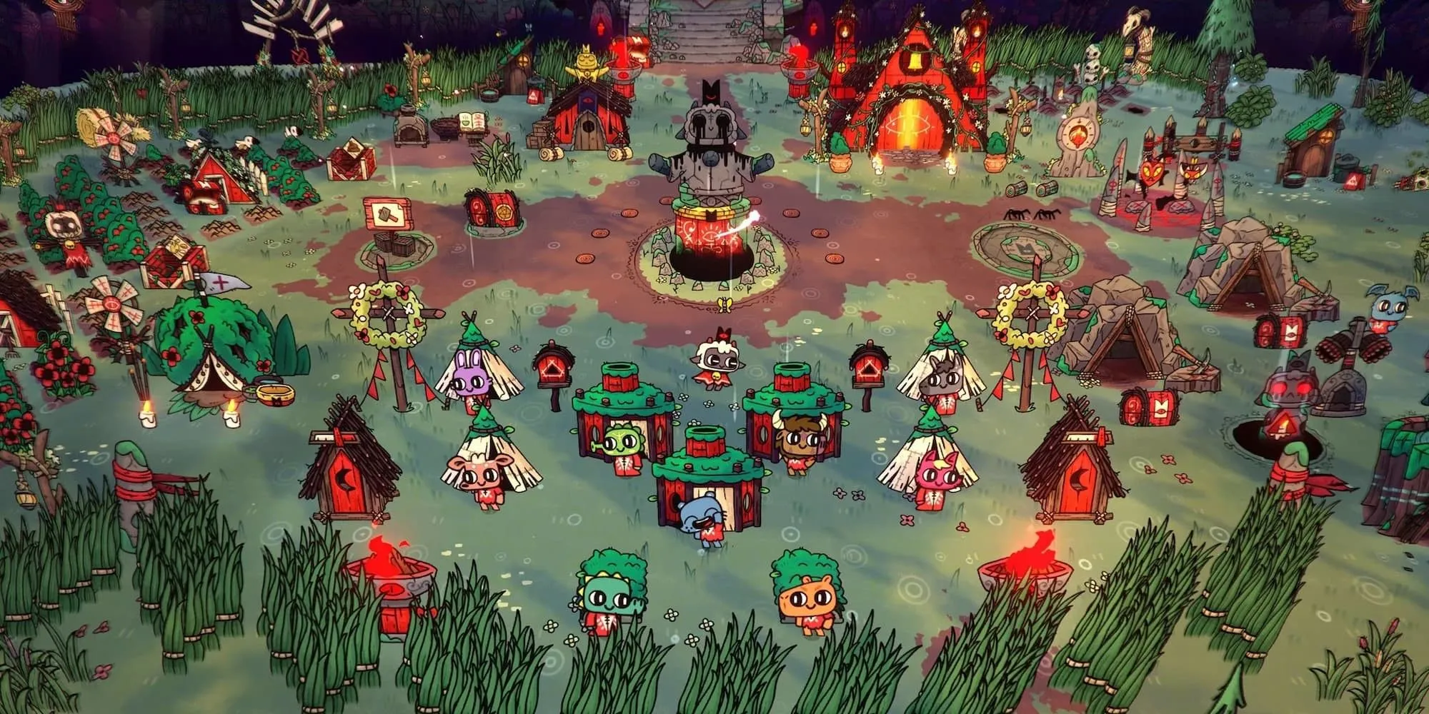 Cult hạnh phúc trong Cult of the Lamb
