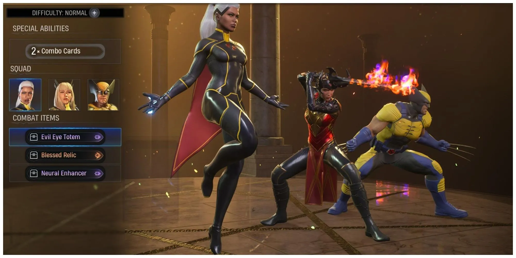 Dàn siêu anh hùng Marvel trong một trận chiến chiến thuật của Marvel's Midnight Suns