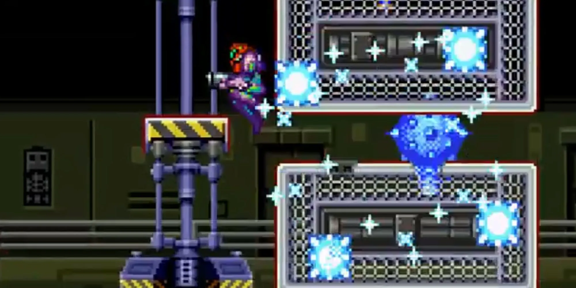 Diffusion Missile trong Metroid Fusion tạo ra vụ nổ băng giá trên diện rộng