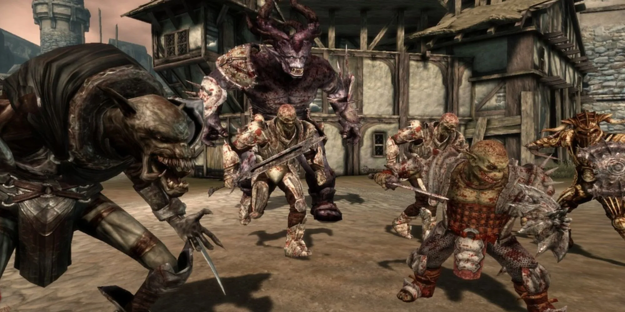 Đội quân Darkspawn đang tấn công trong game Dragon Age Origins, một tựa CRPG kinh điển