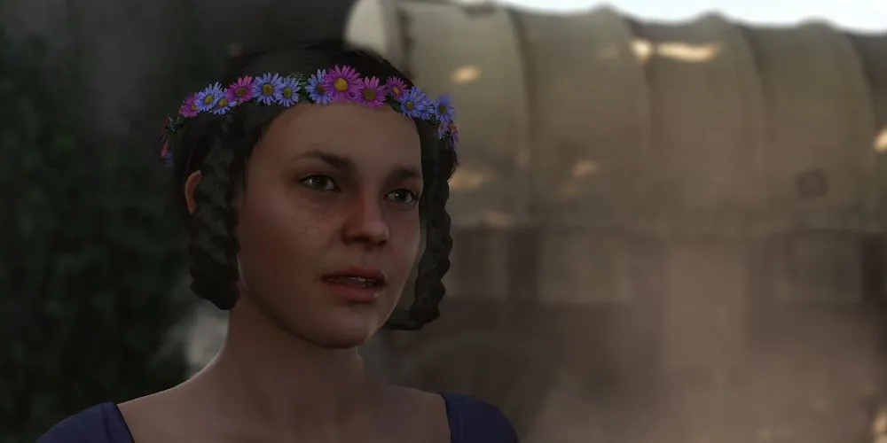 Doubravka mời Henry gặp cô trên lầu trong Kingdom Come Deliverance 2