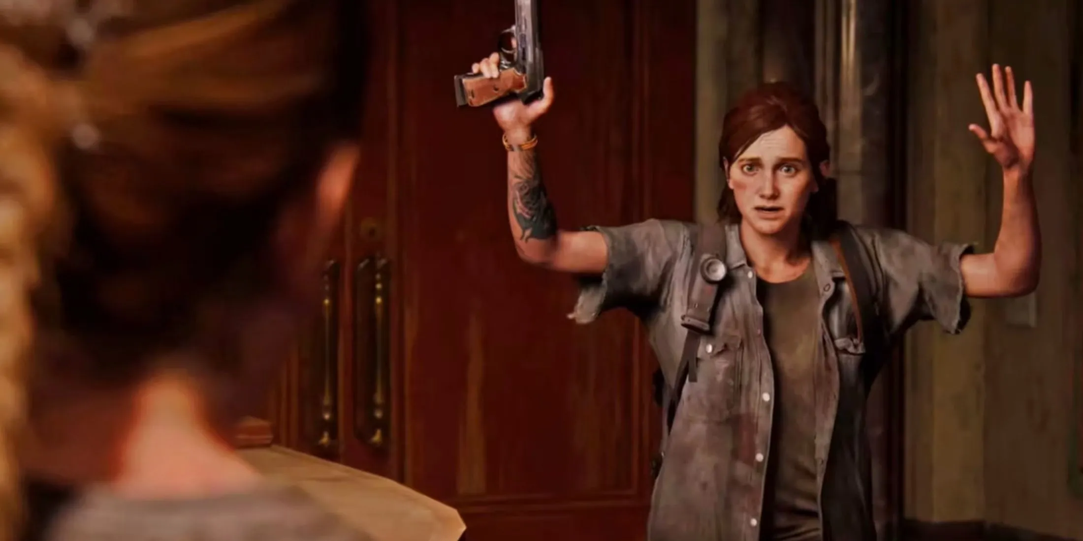 Ellie và Abby đối đầu nhau trong một cảnh căng thẳng ở The Last of Us Part 2