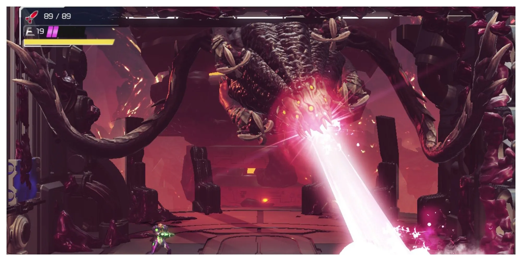 Experiment No Z-57 - quái vật thí nghiệm đáng sợ trong Metroid Dread với tia laser và năng lượng độc