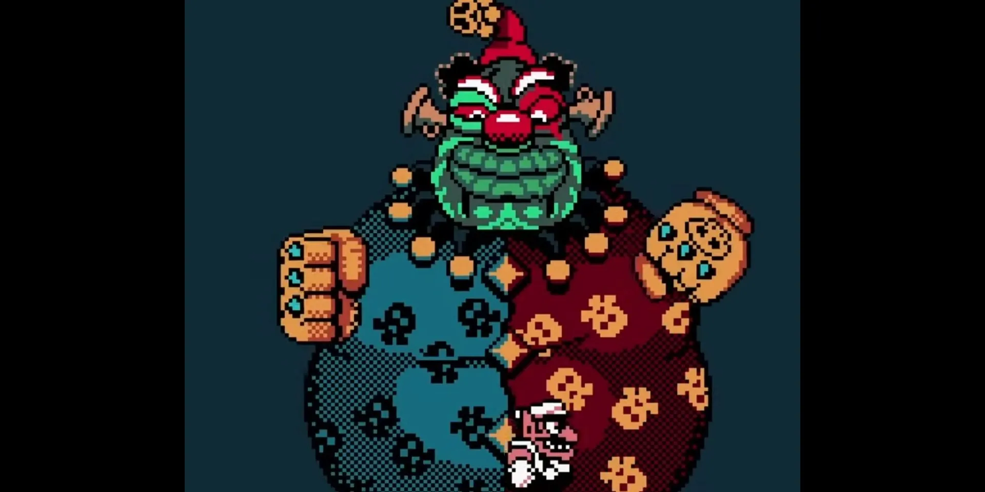 Fighting Rudy in Wario Land 3