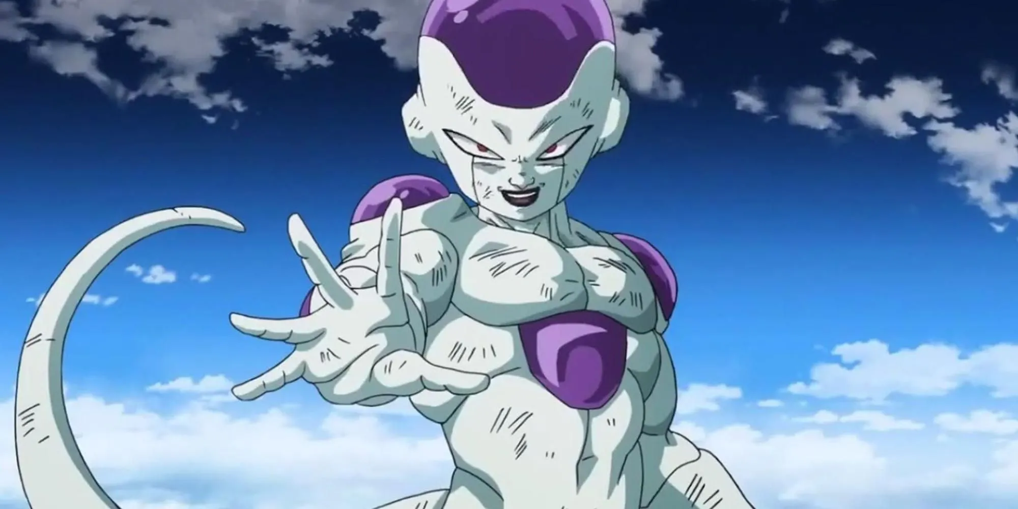 Frieza trong Dragon Ball Z với biểu cảm nham hiểm