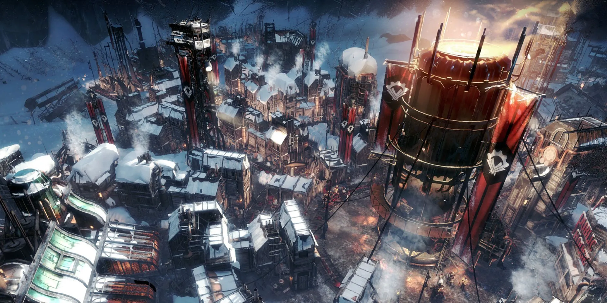 Gameplay Frostpunk, minh họa game xây dựng thành phố sẽ được làm lại bằng Unreal Engine 5