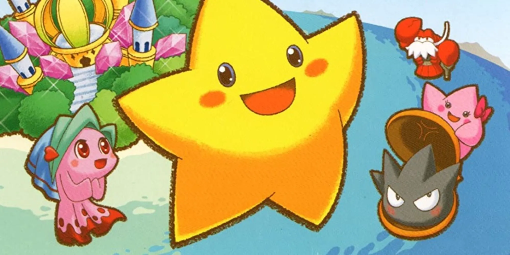 Giao diện màn hình chơi game The Legend of Starfy 4 trên Nintendo DS