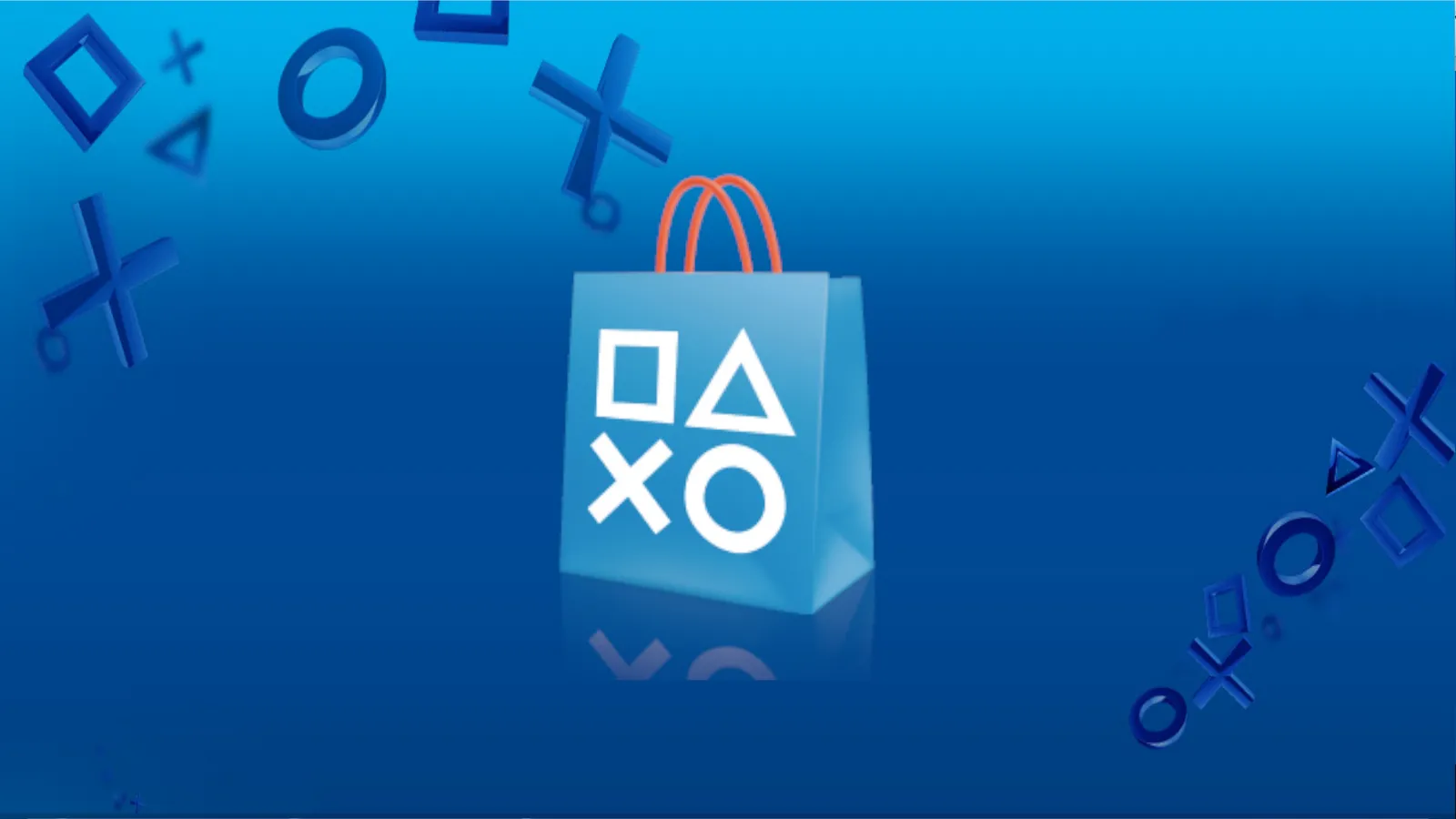 Giao diện PlayStation Store với biểu tượng logo, nơi diễn ra chương trình khuyến mãi game giá rẻ