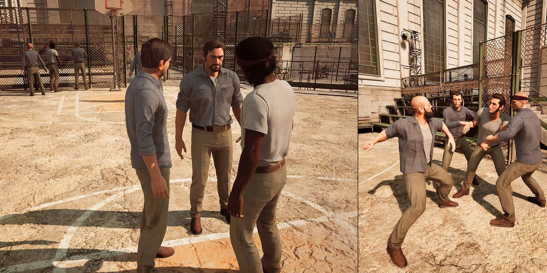 Hai nhân vật Leo và Vincent đang cố gắng vượt ngục trong game A Way Out