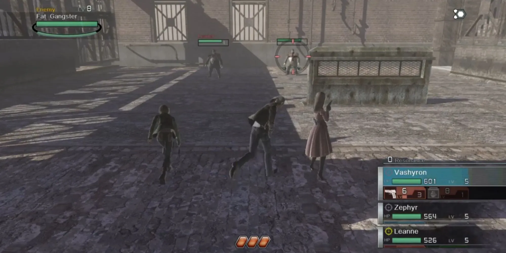 Hệ thống chiến đấu độc đáo của Resonance of Fate với nhân vật sử dụng súng
