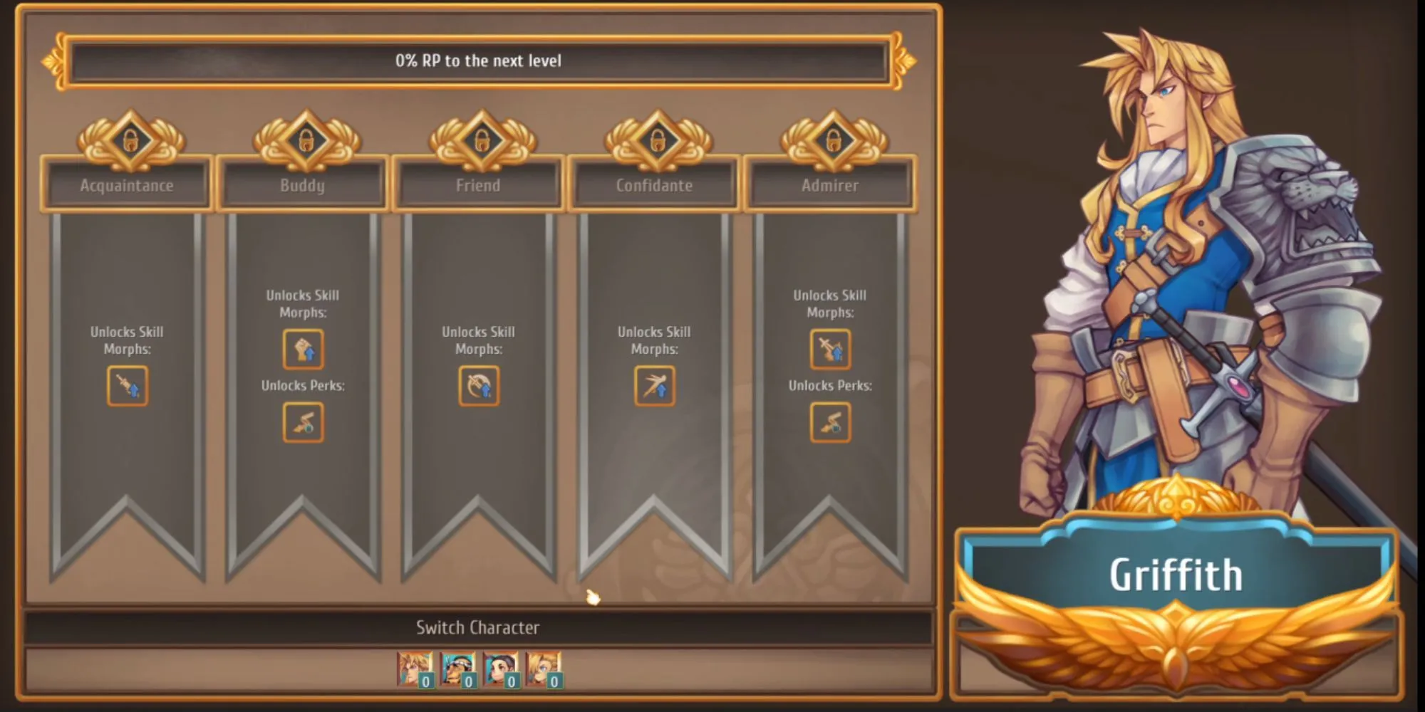 hệ thống Personal Bonds trong game Regalia Of Men and Monarchs