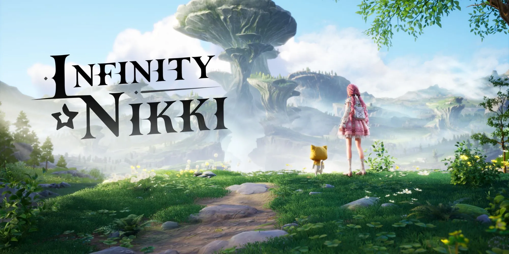 Hình ảnh bìa đánh giá game Infinity Nikki với nhân vật Nikki tạo dáng