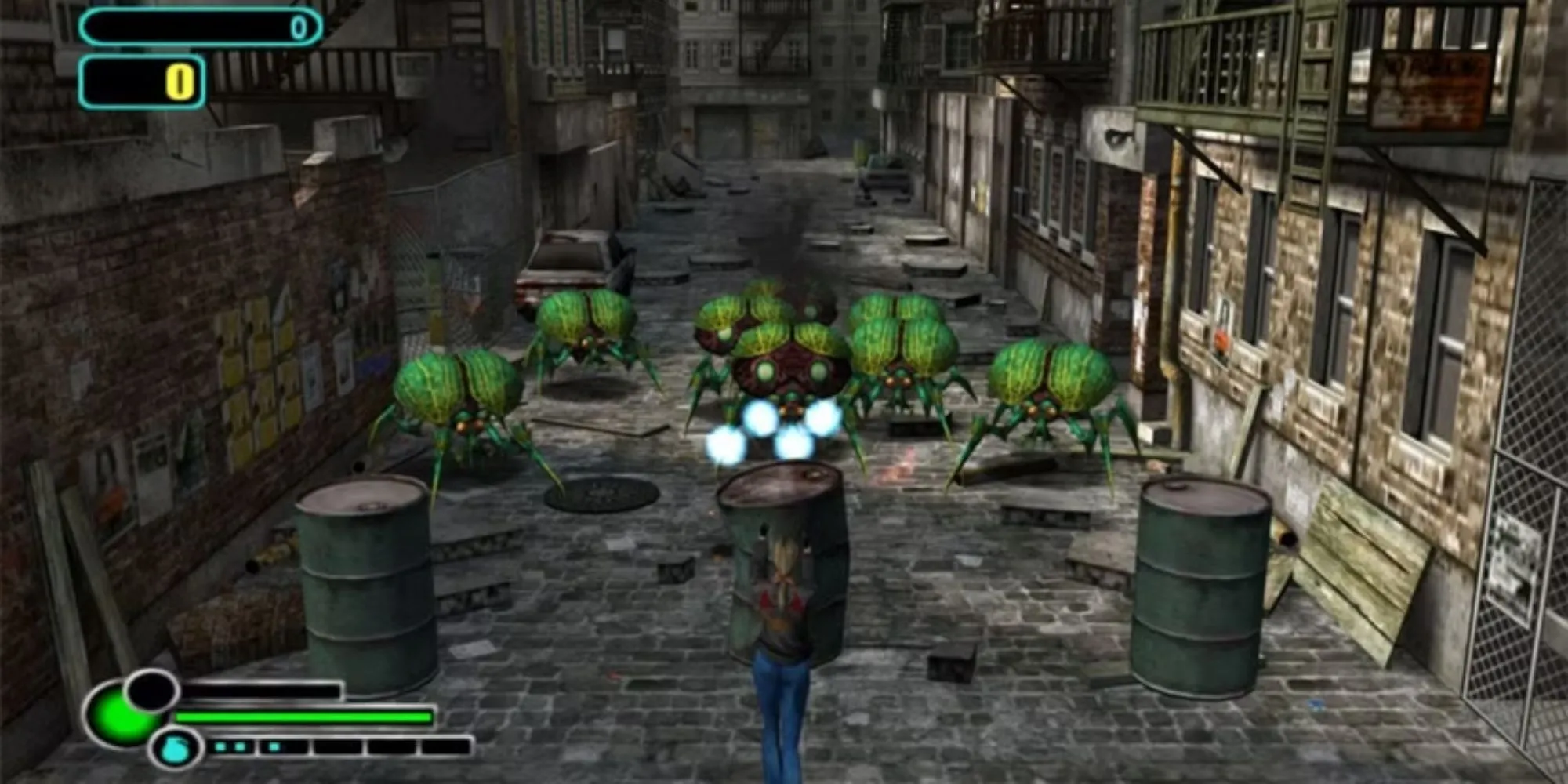 Hình ảnh bìa game Space Raiders, một bản reboot tệ hại của Space Invaders