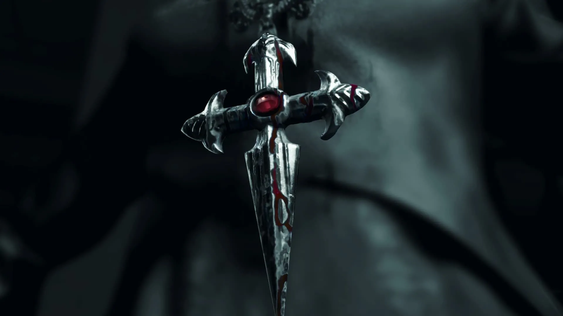 Hình ảnh biểu tượng thánh giá của thợ săn Santiago trong Vampire: The Masquerade - Bloodlines 2