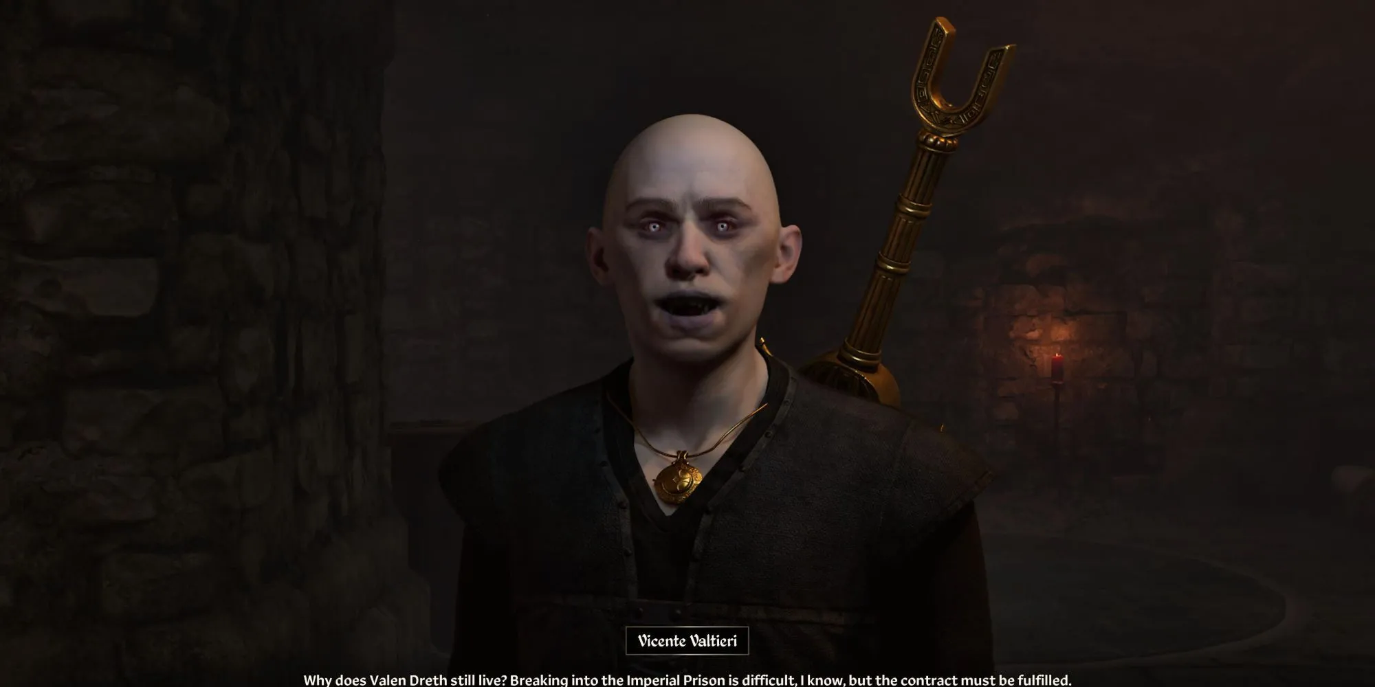 Hình ảnh cận cảnh khuôn mặt của một nhân vật bị nhiễm Bệnh Ma Cà Rồng trong game The Elder Scrolls IV Oblivion Remastered