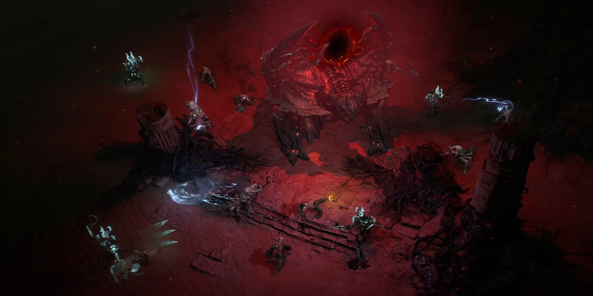Hình ảnh gameplay Diablo 4, minh họa cho bản cập nhật Mùa 8 với nhiều thay đổi về boss
