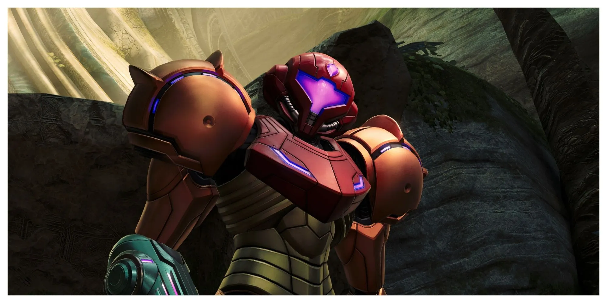 Hình ảnh gameplay Metroid Prime 4 Beyond trên nền tảng Switch 2, minh họa đồ họa và môi trường game