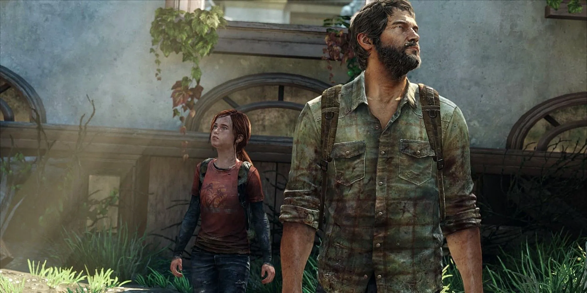 Hình ảnh Joel và Ellie trong The Last of Us, tựa game kinh dị sinh tồn nổi tiếng